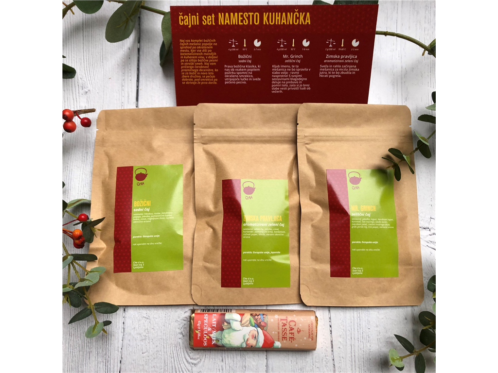 Čajni set NAMESTO KUHANČKA