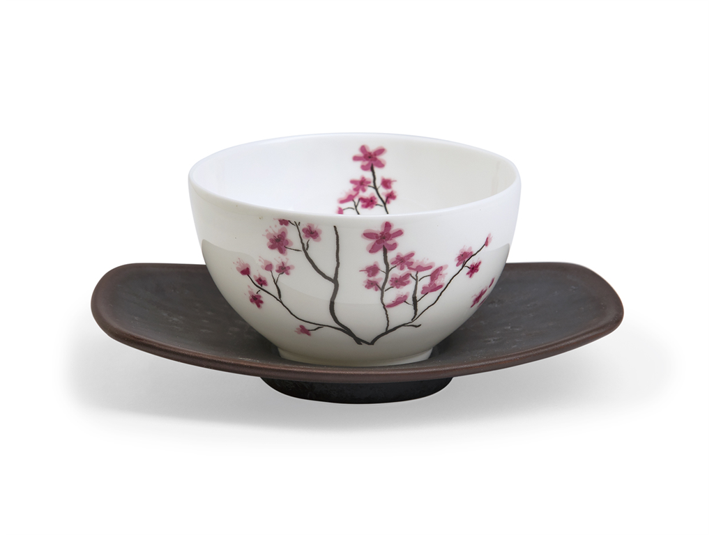 PORCELAN SKODELICA CHERRY BLOSSOM 0,1L BREZ ROČAJA