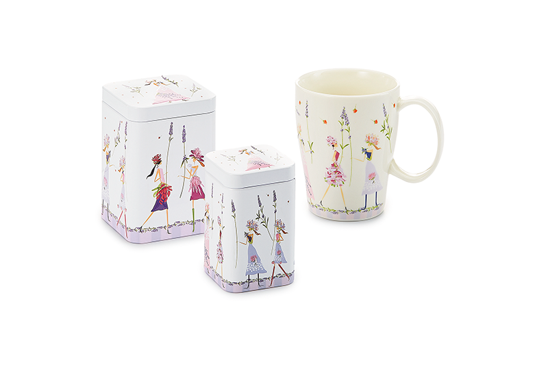 PORCELAN SKODELICA FLOWER GIRLS