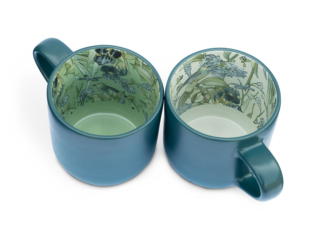 PORCELAN SKODELICA BLUE GARDEN MEGA