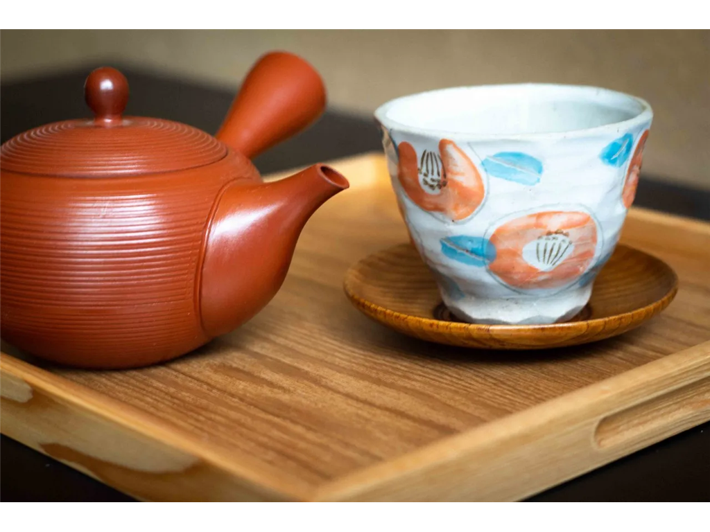 JAPONSKA KERAMIČNA SKODELICA KEIKO ORANGE BLOSSOM