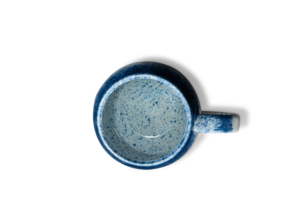 PORCELAN SKODELICA RUSTIC INDIGO BELA 500 ml