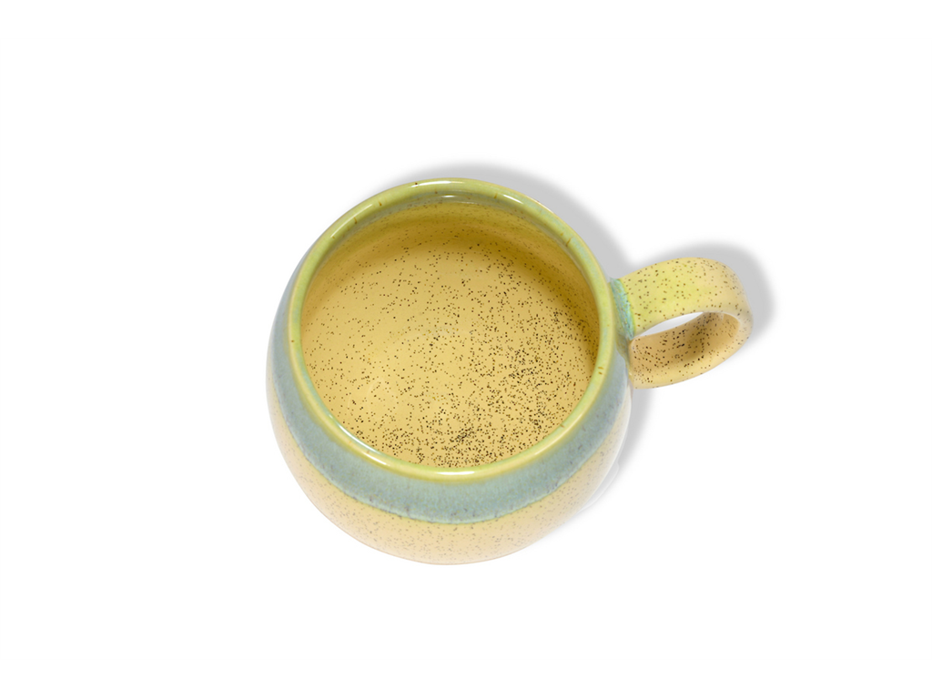PORCELAN SKODELICA RUSTIC RUMENO ZELENA 500 ml