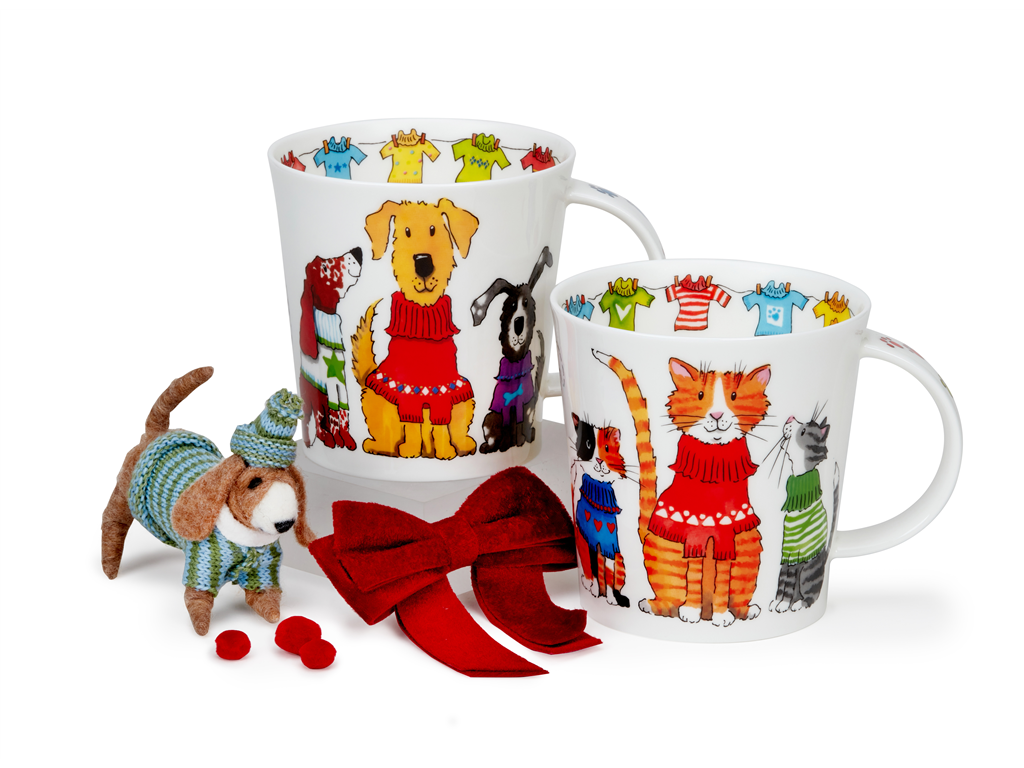 DUNOON PORCELAN SKODELICA TRENDY DOGS BENMORE